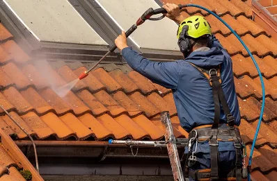 Démoussage et hydrofuge de toiture à Chanteix